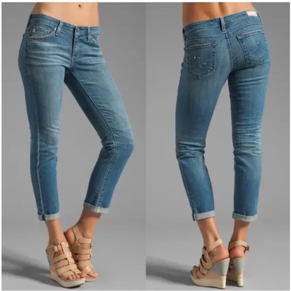 Ag Adriano Goldschmeid The Stilt Roll Up Jean - Picture 2 of 11